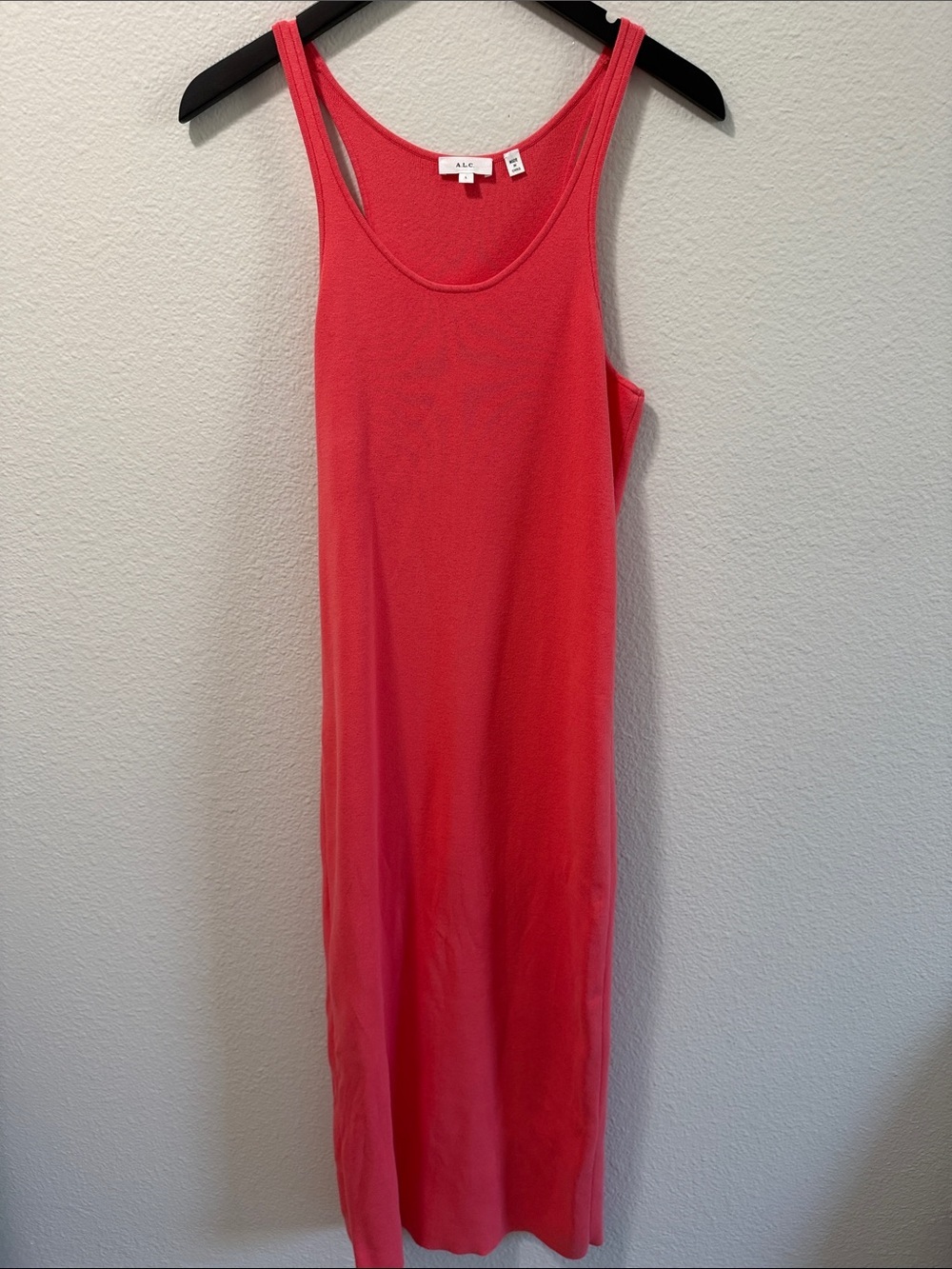 Coral A.L.C Sleeveless Knit Dress